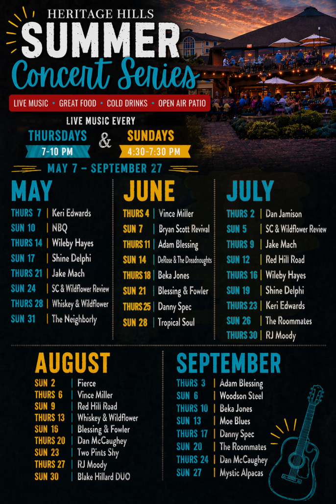 Summer Concert Series Featuring Danny Spec - Heritage Hills Resort